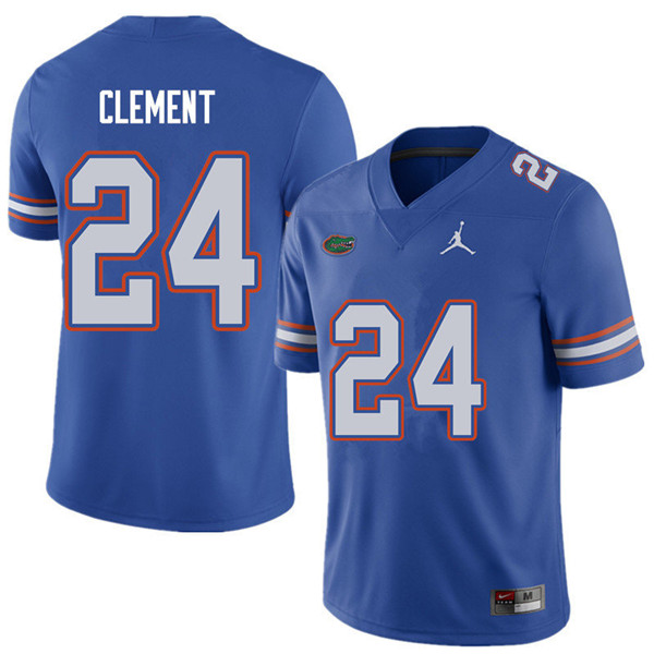 Jordan Brand Men #24 Iverson Clement Florida Gators College Football Jerseys Sale-Royal